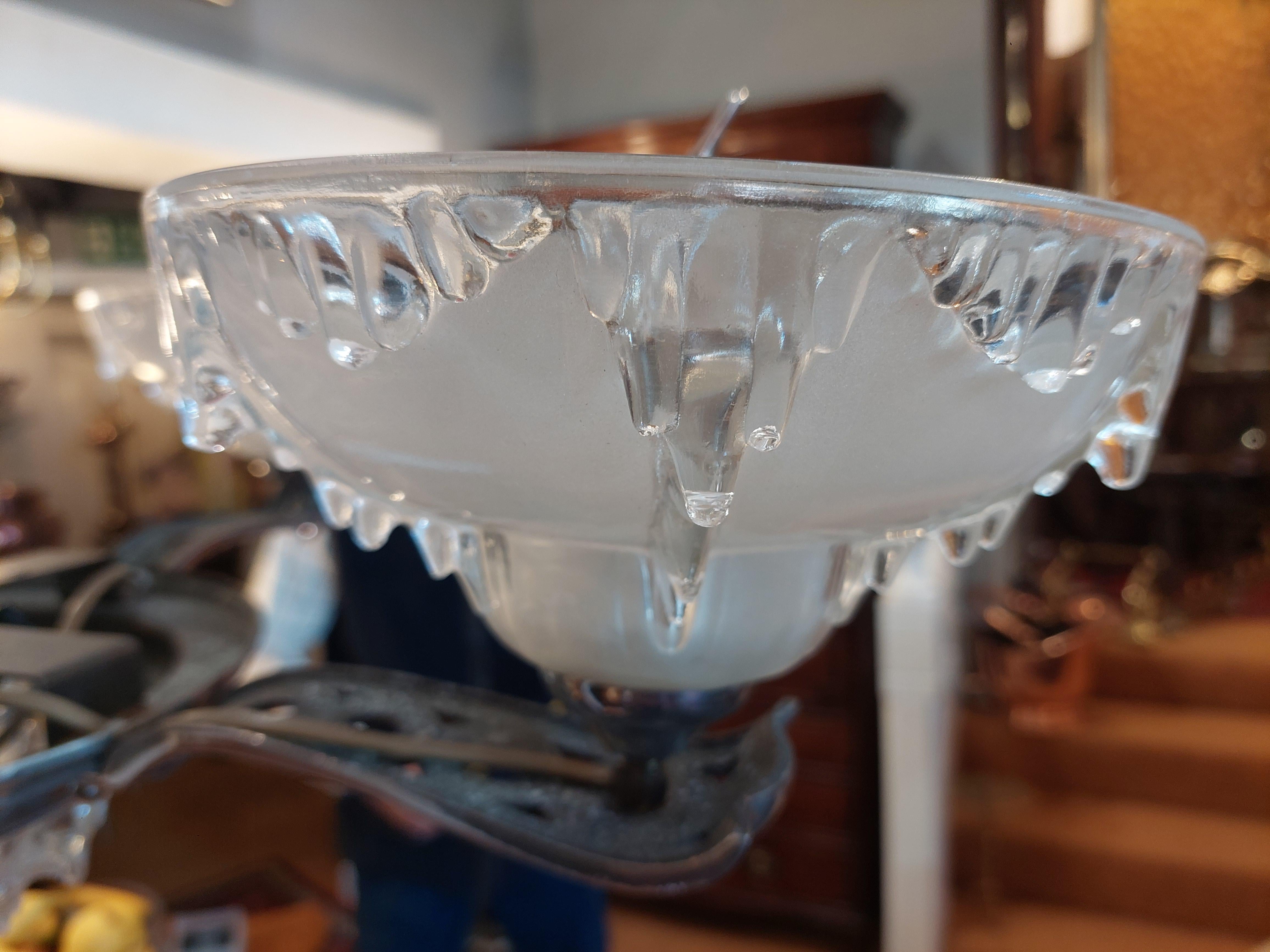 Retro Chrome Chandelier For Sale 6