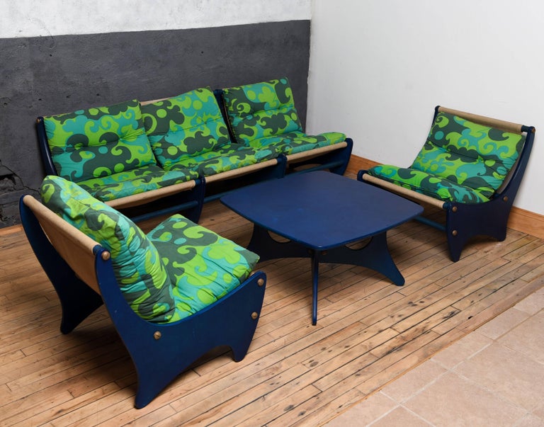 Retro circa 1970s Living Room Set For Sale at 1stdibs
