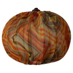 Retro Colorful Thin Fabric Ball Pendant Lamp by Aro Leuchte, 1970s, Germany