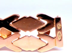 Retro Cosmopolitan Wide Cuff Bracelet 18kt Gold 12451*