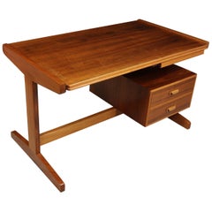 Retro Desk in Walnut, circa 1960