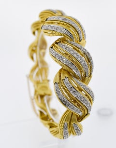 Retro Diamond Braided Bracelet