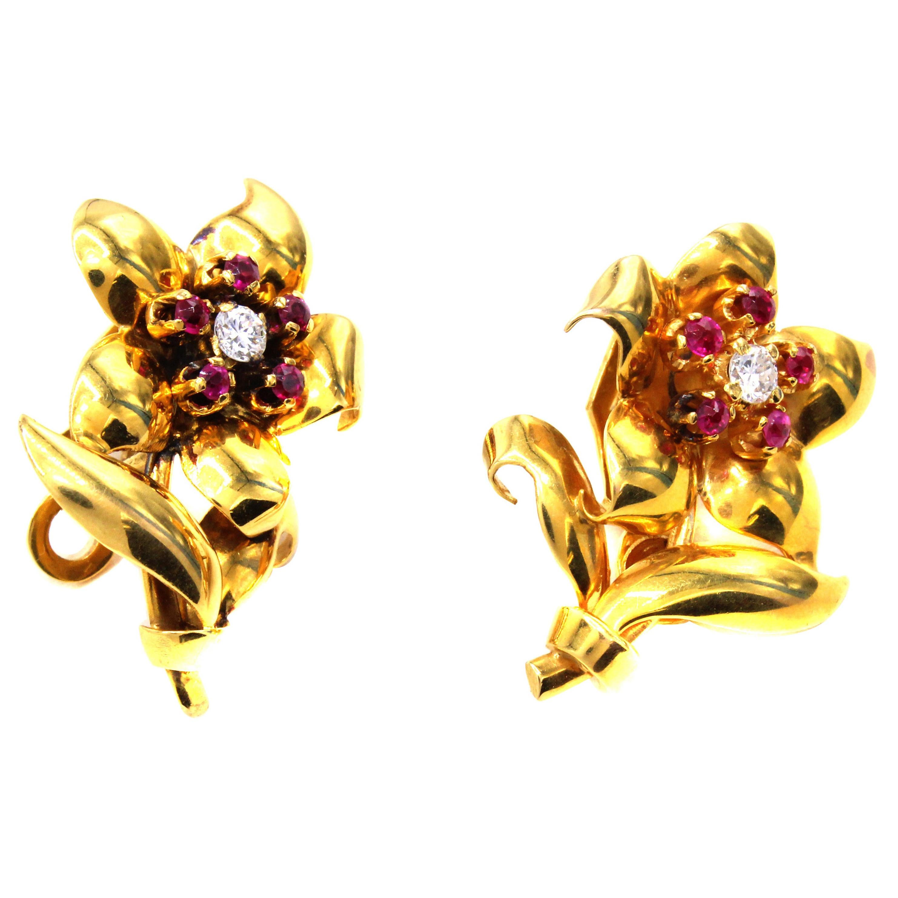 Retro Ear Clips For Sale at 1stDibs