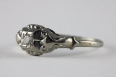 Retro Diamant Solitär Ring
