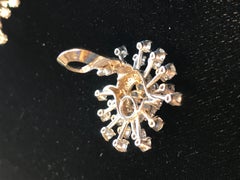 Retro Diamond Starburst Earrings