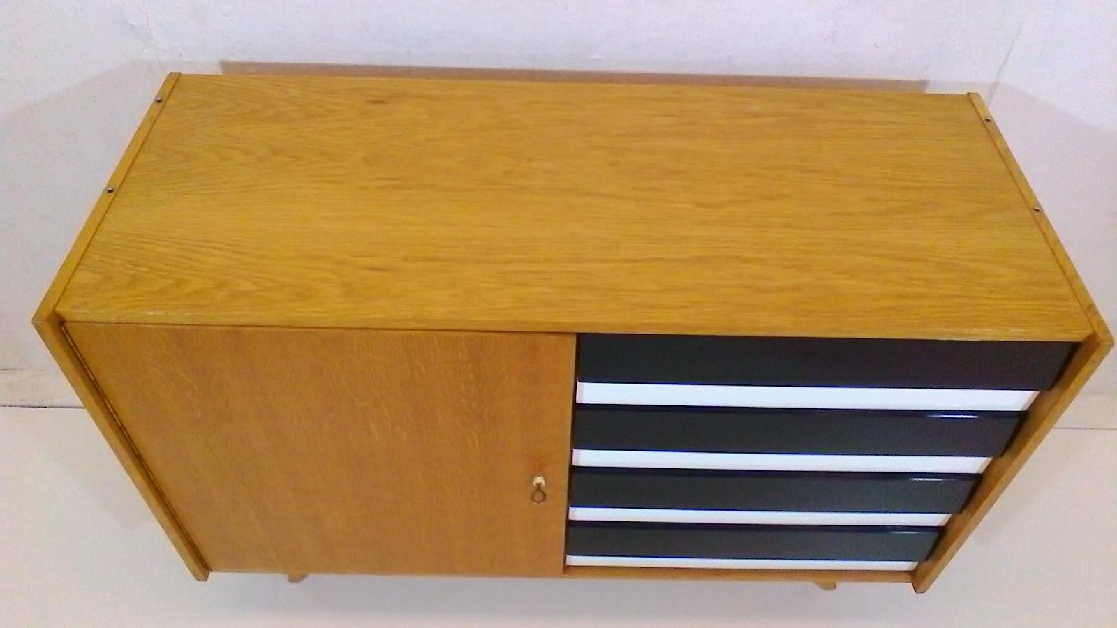 Retro Drawer Chest, 1960s, Jiří Jiroutka In Good Condition For Sale In Praha, CZ