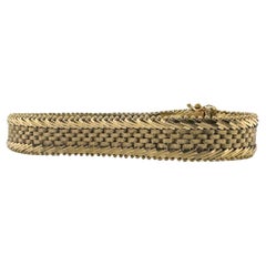 Retro Era 14K Yellow Gold Link Bracelet