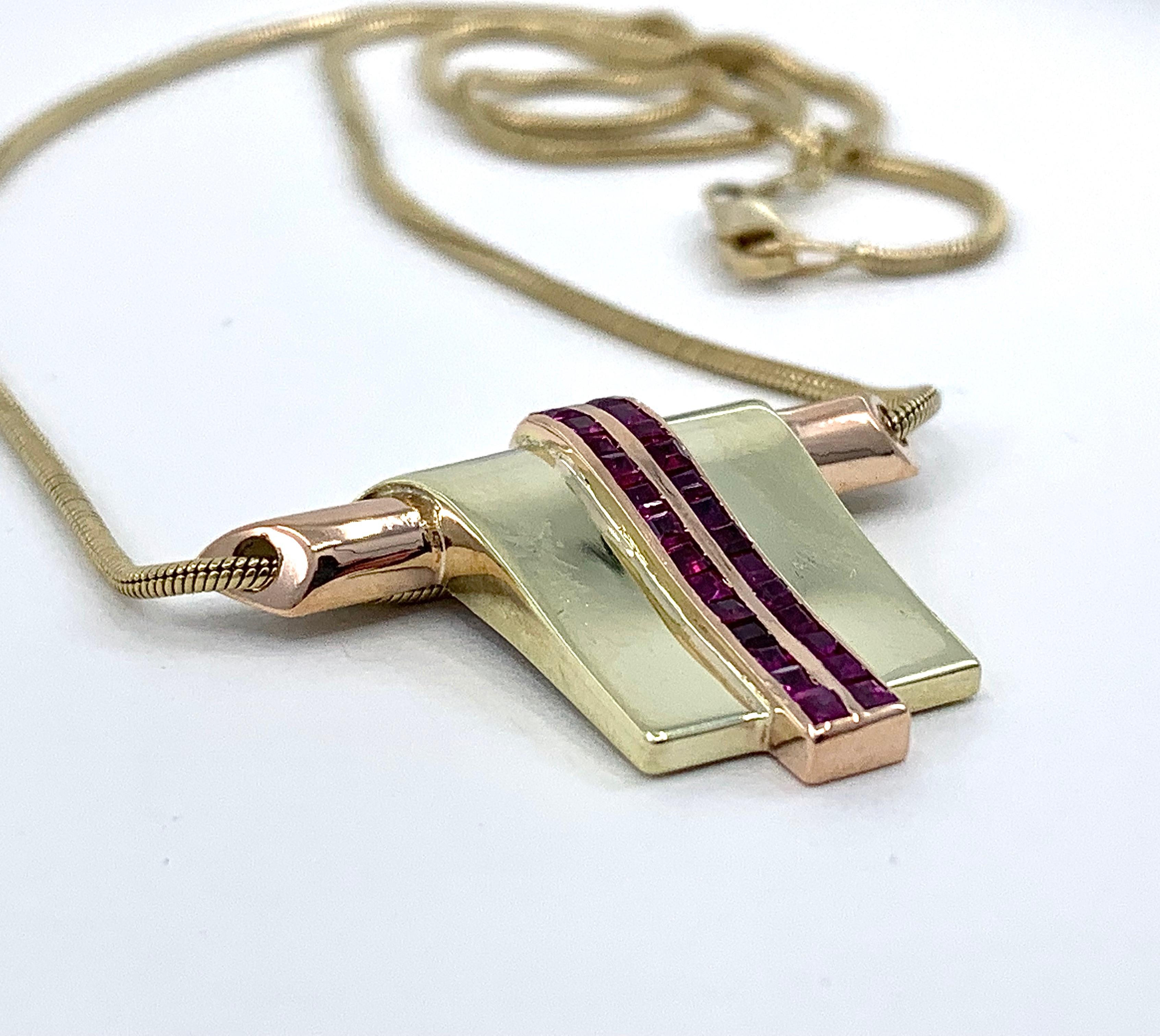 Rétro Collana con ciondolo 