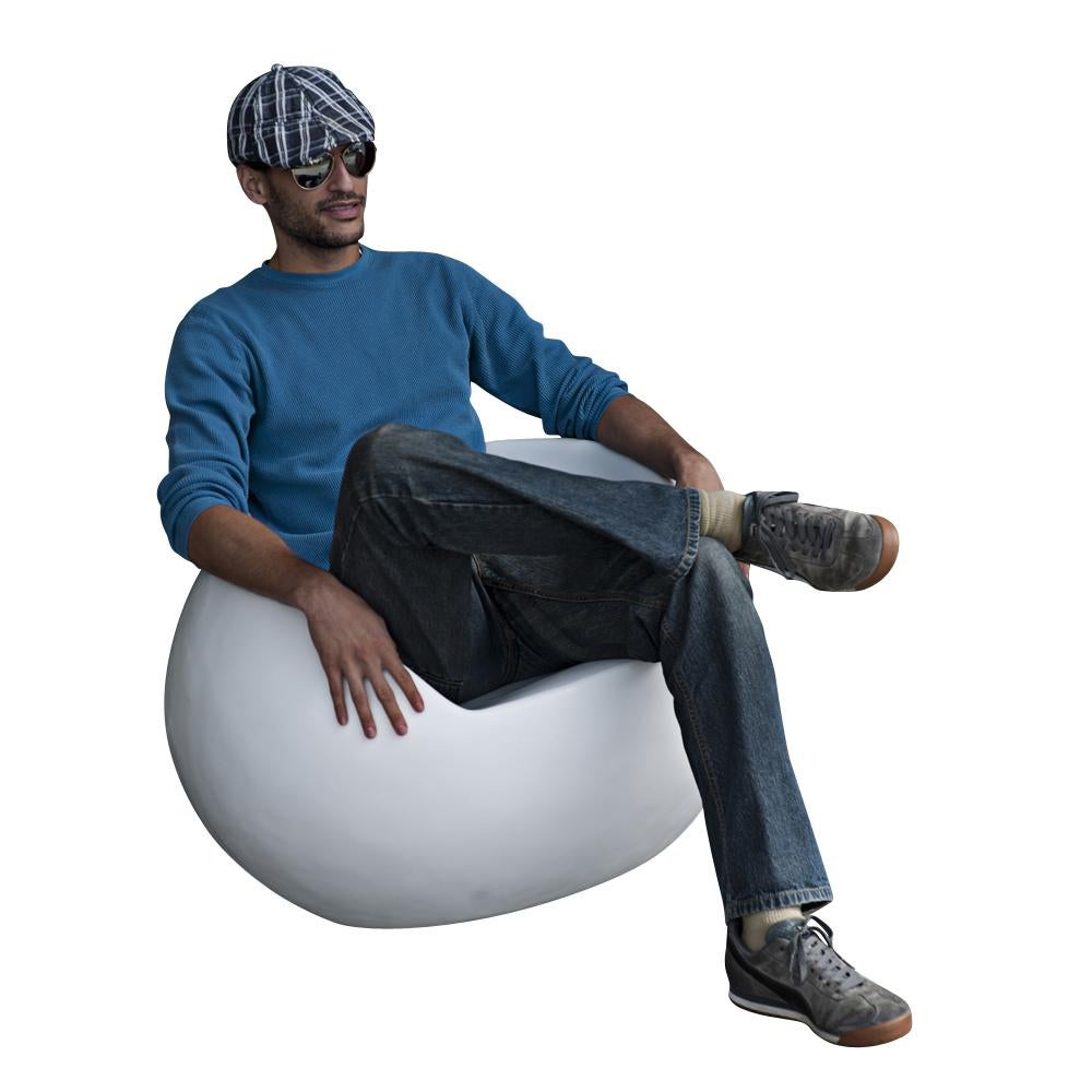 Retro Fiberglass Orb Egg Chair at 1stDibs fiberglass egg chair, retro