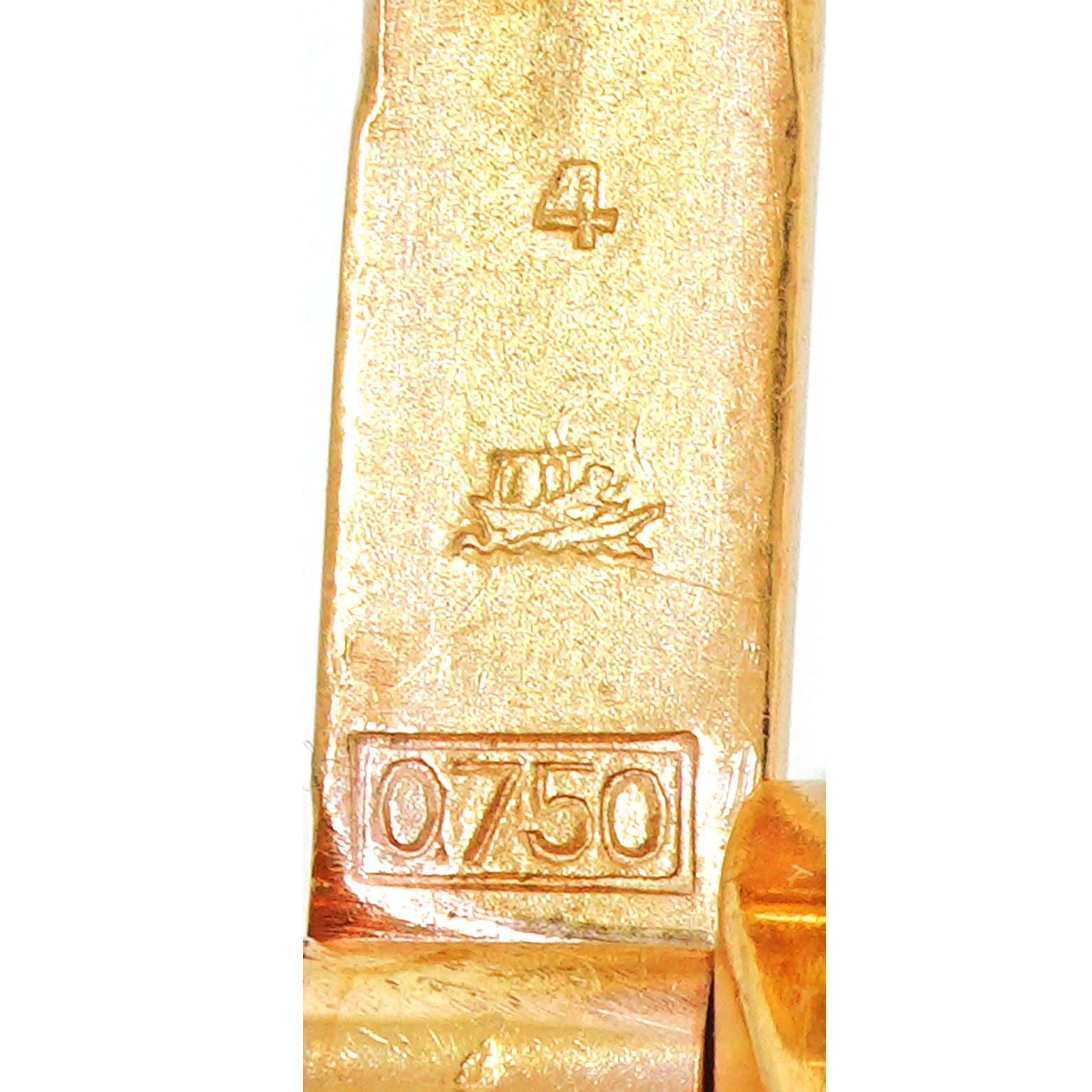 Retro Fifties Bracelet en or 18k Suisse Unisexe en vente