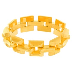 Retro Fifties 18k Gold Armband Schweizer