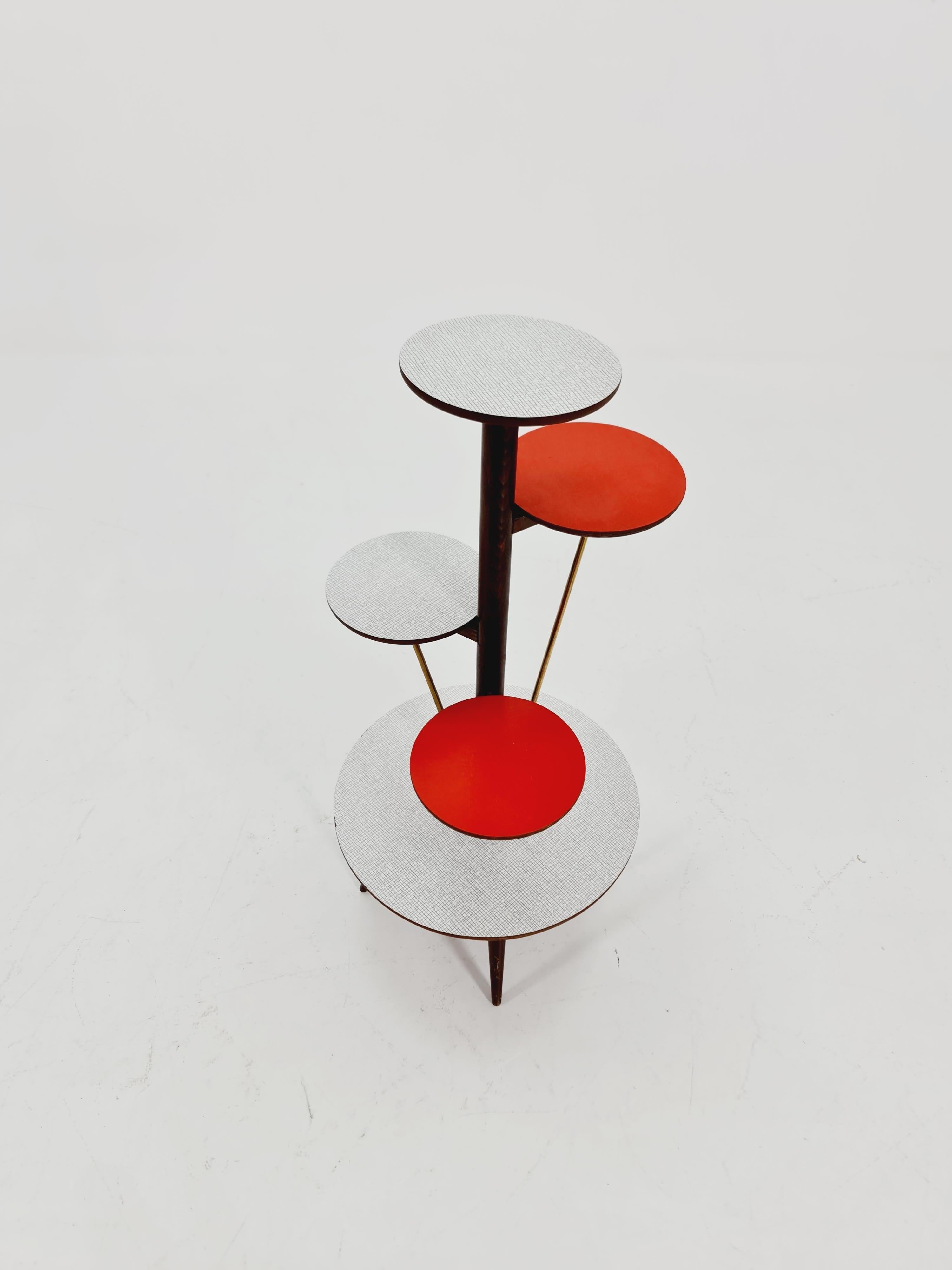 Mid-Century Modern Retro German Plant Stand/ Flower Table or side Table by Opal in 1950s en vente