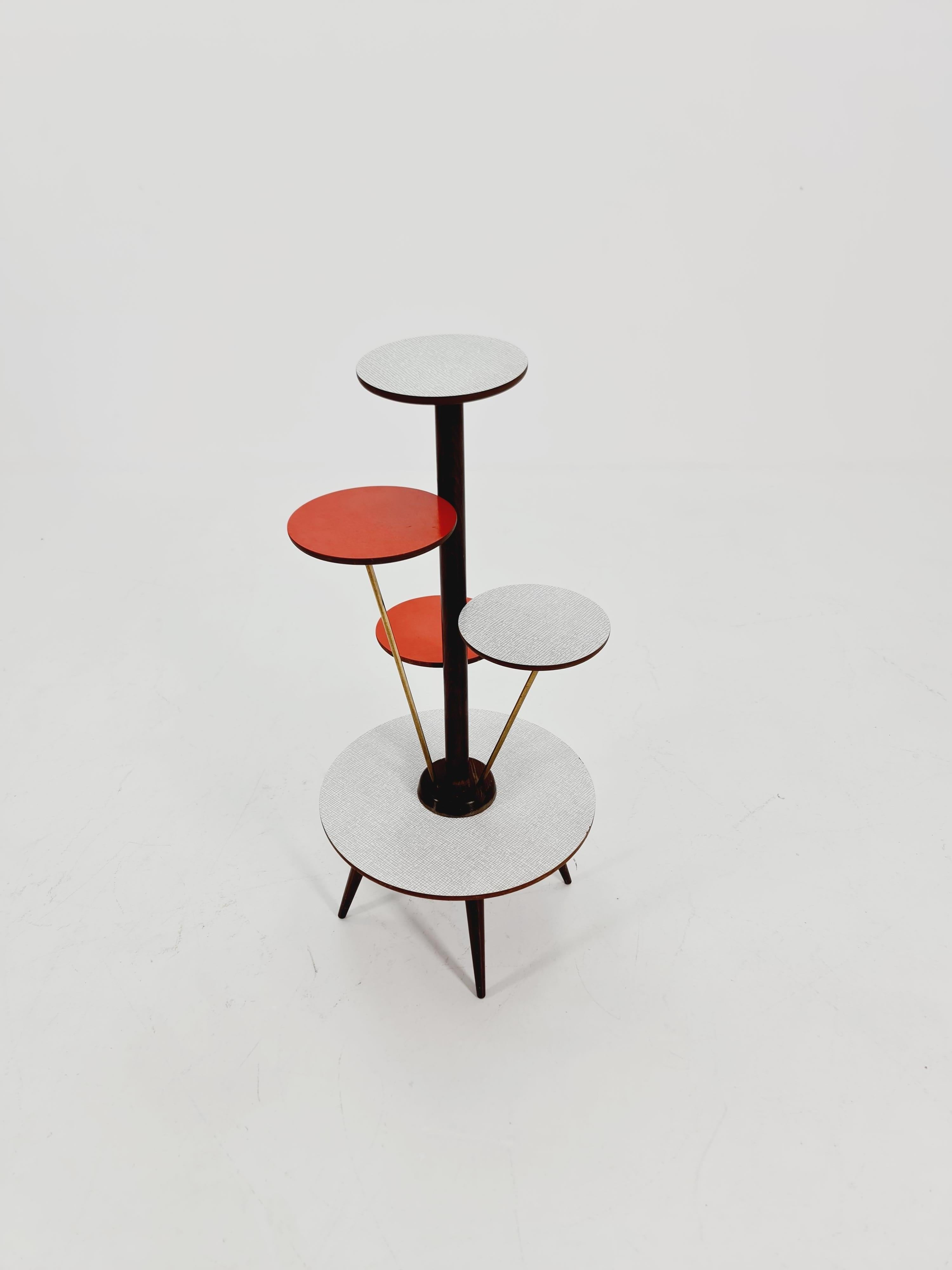 Allemand Retro German Plant Stand/ Flower Table or side Table by Opal in 1950s en vente