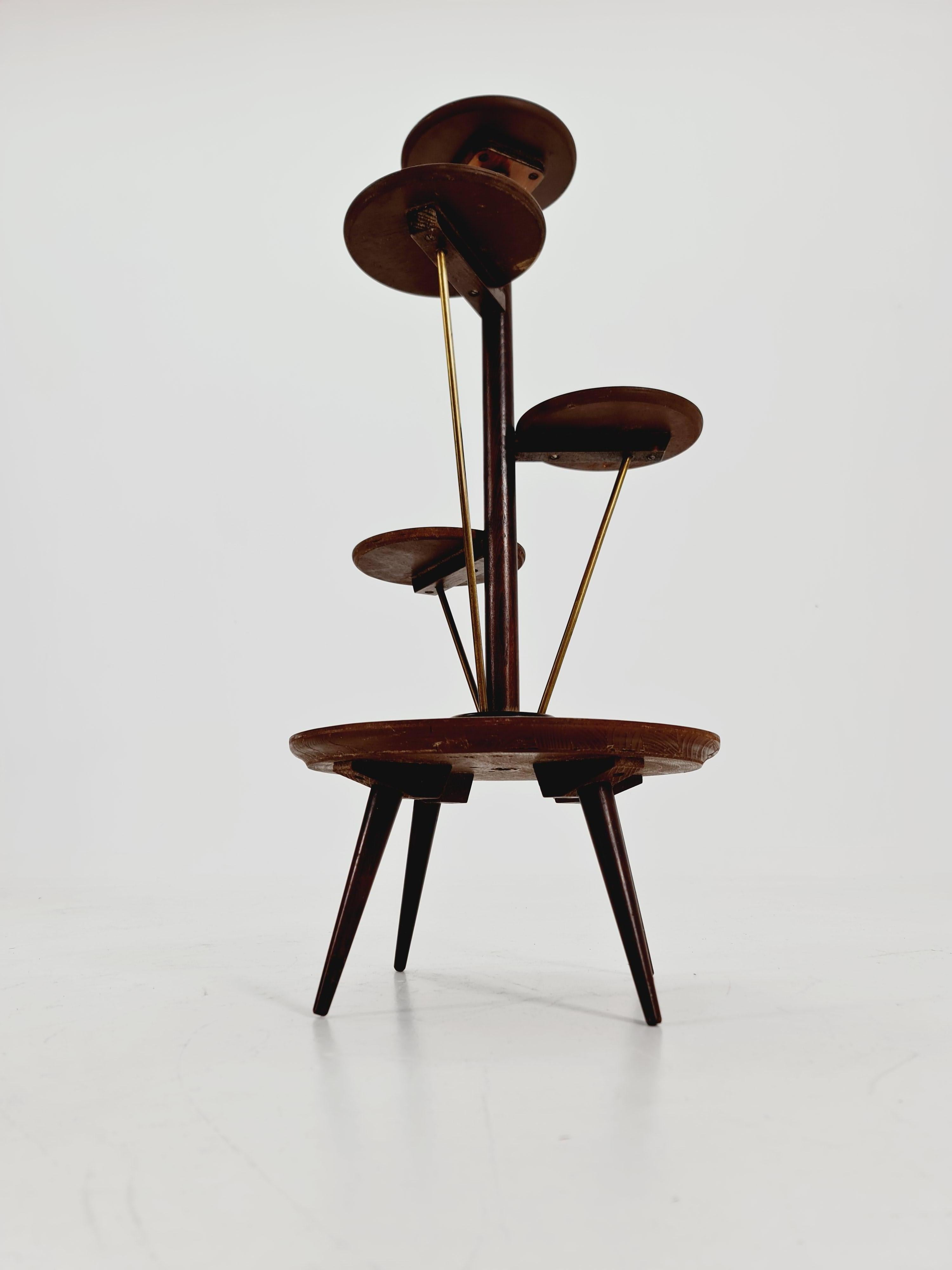 Retro German Plant Stand/ Flower Table or side Table by Opal in 1950s en vente 2