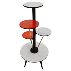 Jardinera o mesa auxiliar retro alemana de Opal de los años 50