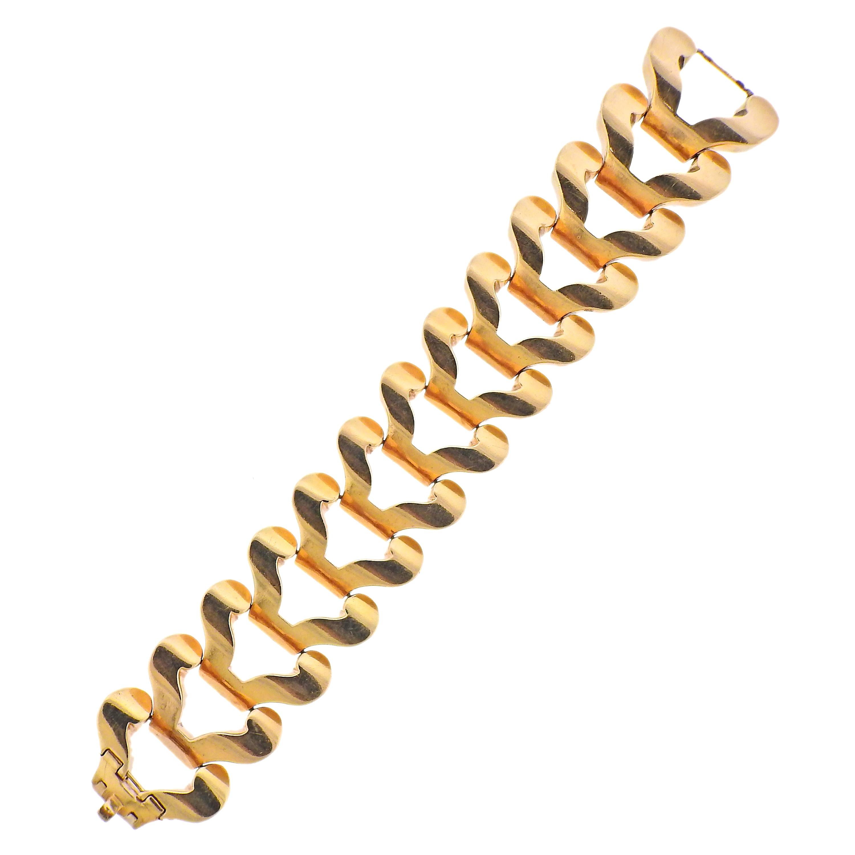  Retro Gold Bracelet For Sale