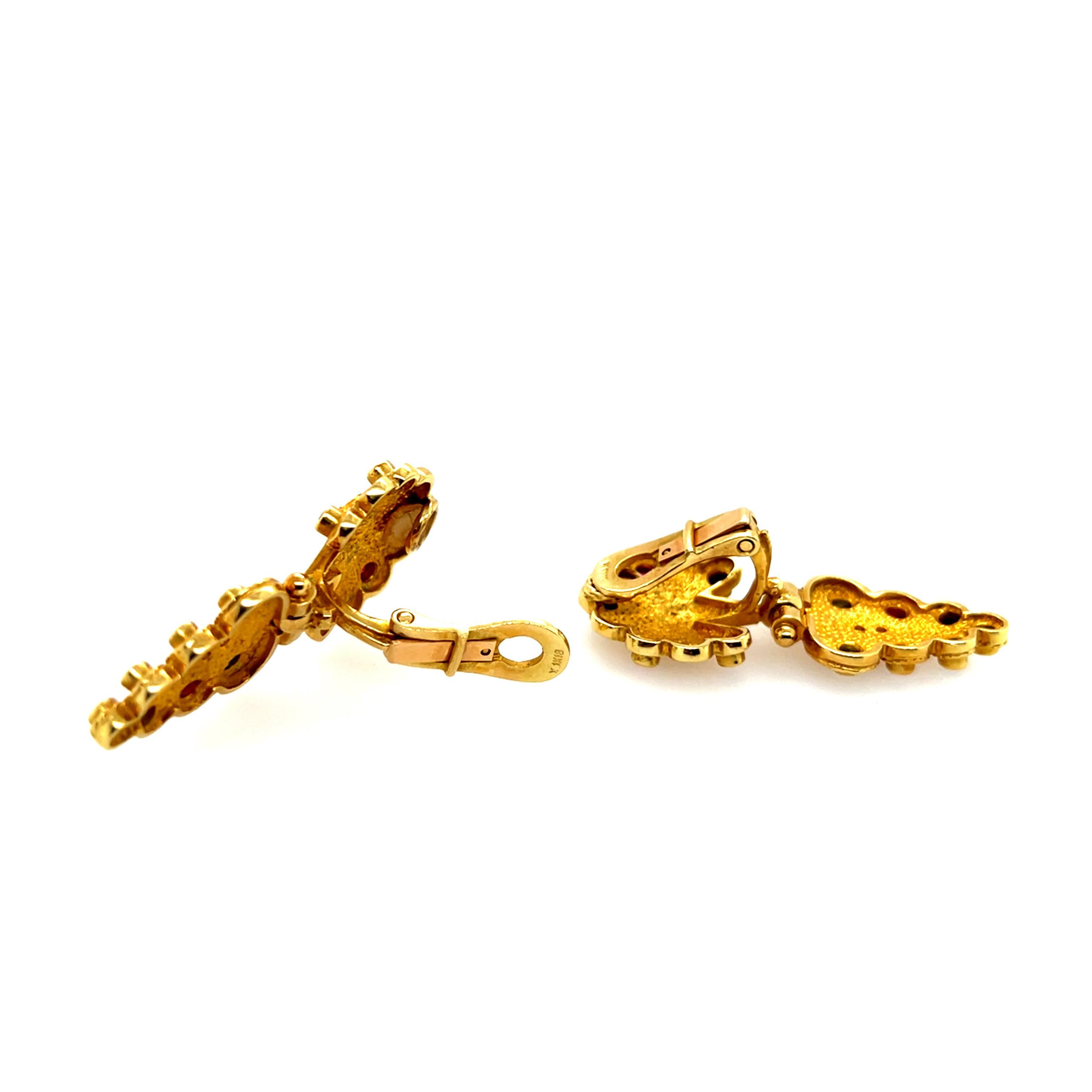 Retro Gold Full Set 9,40 Karat natürlichen Multi Color Edelstein & Diamant CIRCA 1980 im Angebot 3