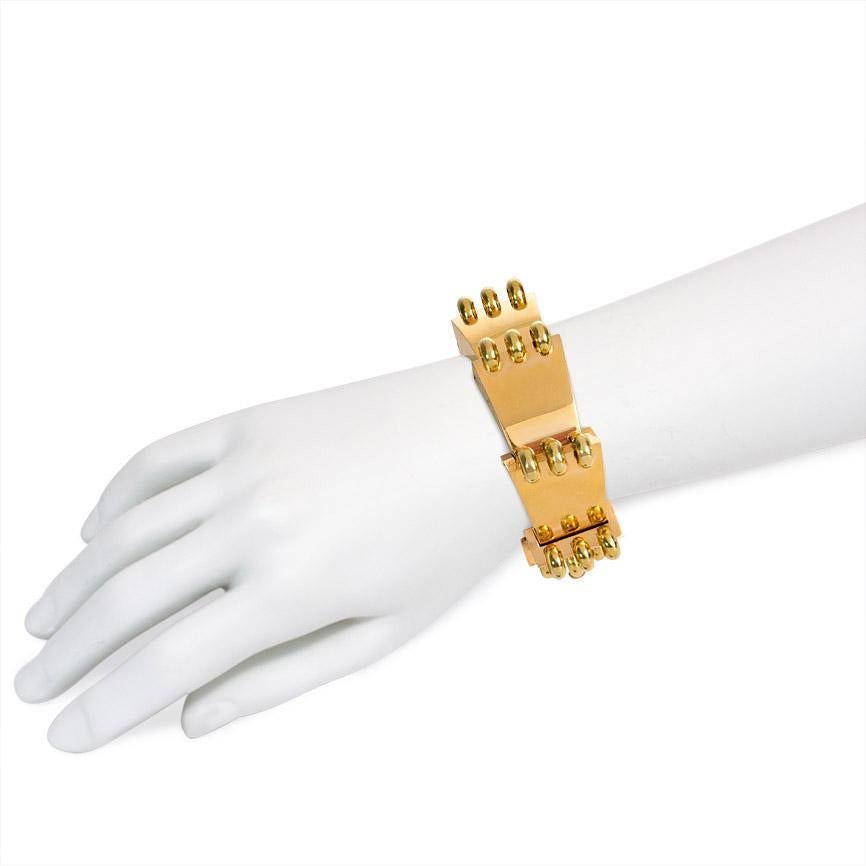 Retro Gold Industrial Style Bracelet 1