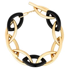 Retro Goldgliederarmband aus Gold