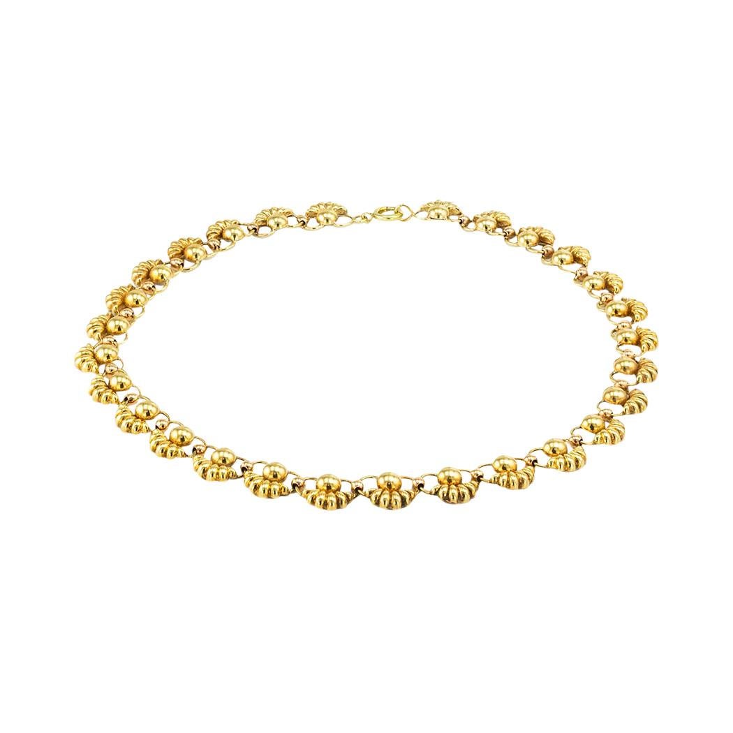 Rétro Collana Retro A Link in oro in vendita