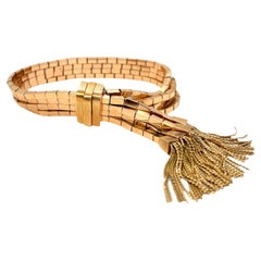 Bracciale Retro Gold con nappe in oro rosa 18 carati