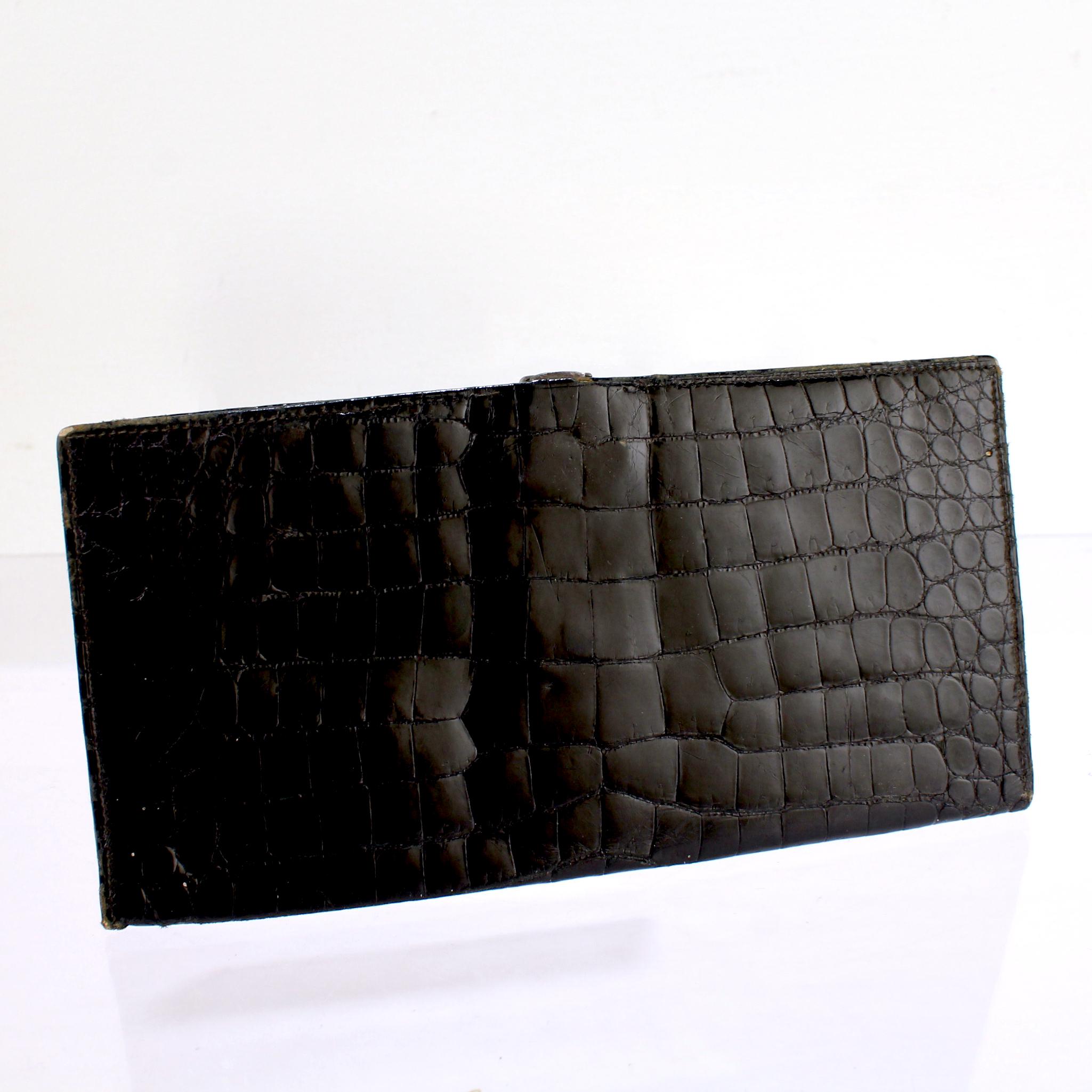 gucci crocodile wallet