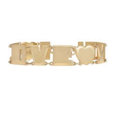 Retro "I Love You" bracelet