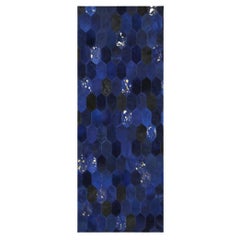 Retro Inspired Customizable Hornet Blue Cowhide Runner Large