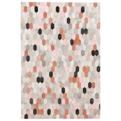 Tapis de sol d'inspiration rétro personnalisable Hornet Desert Landscape en cuir de vache petit modèle