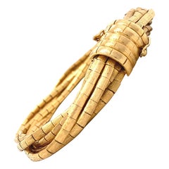 Retro Italian 18 Karat Gold Bracelet