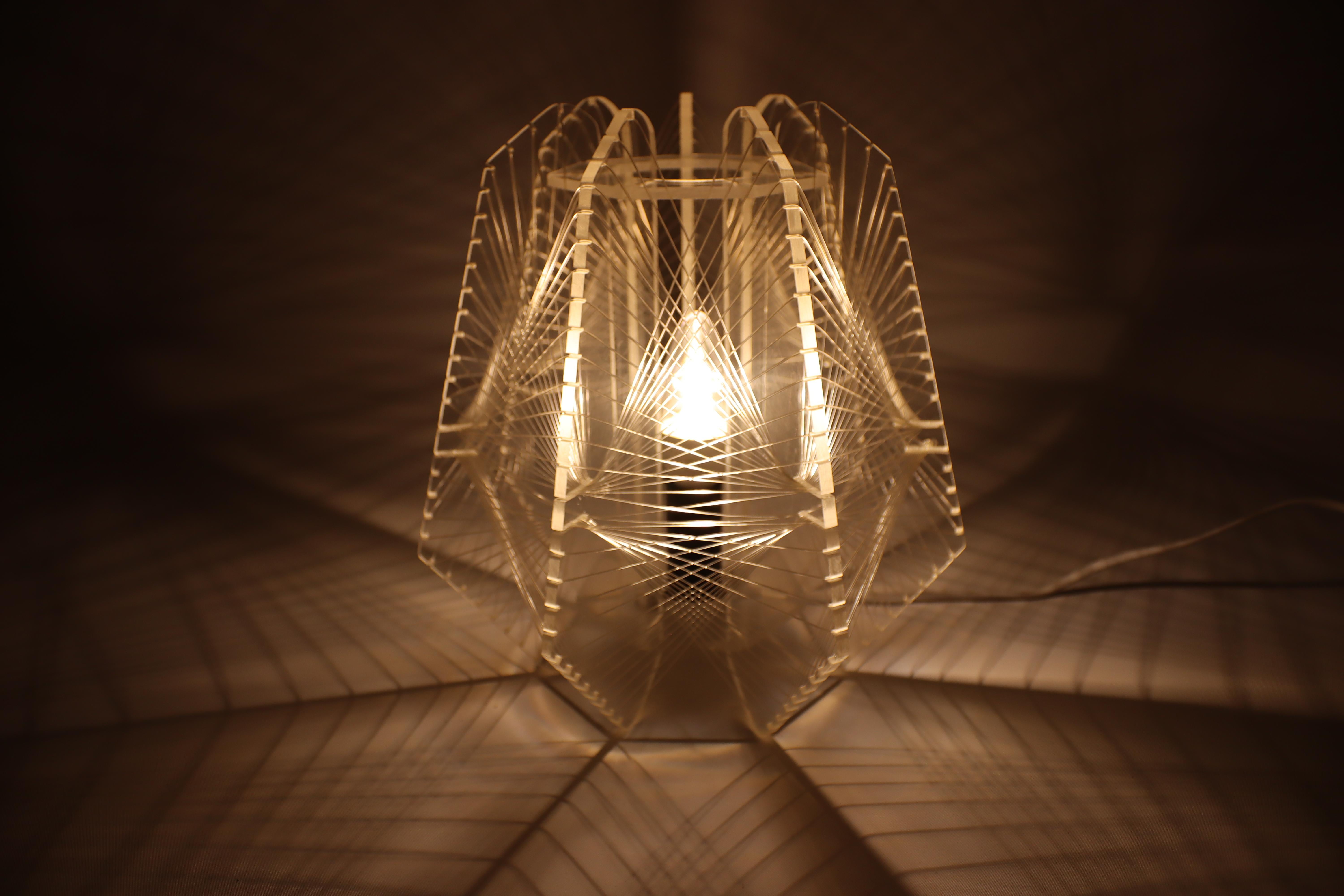 Czech Retro Lamp with Amazing Light Effect