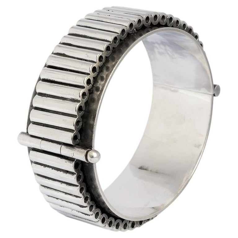 Bracelet Rétro Argenté Avec Perles En Cristal Facetté - Modèle 642