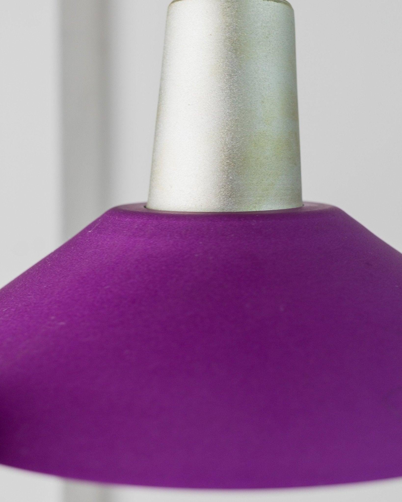 Lampada da soffitto retrò in metallo stile Memphis postmoderno, anni '80 in vendita 2