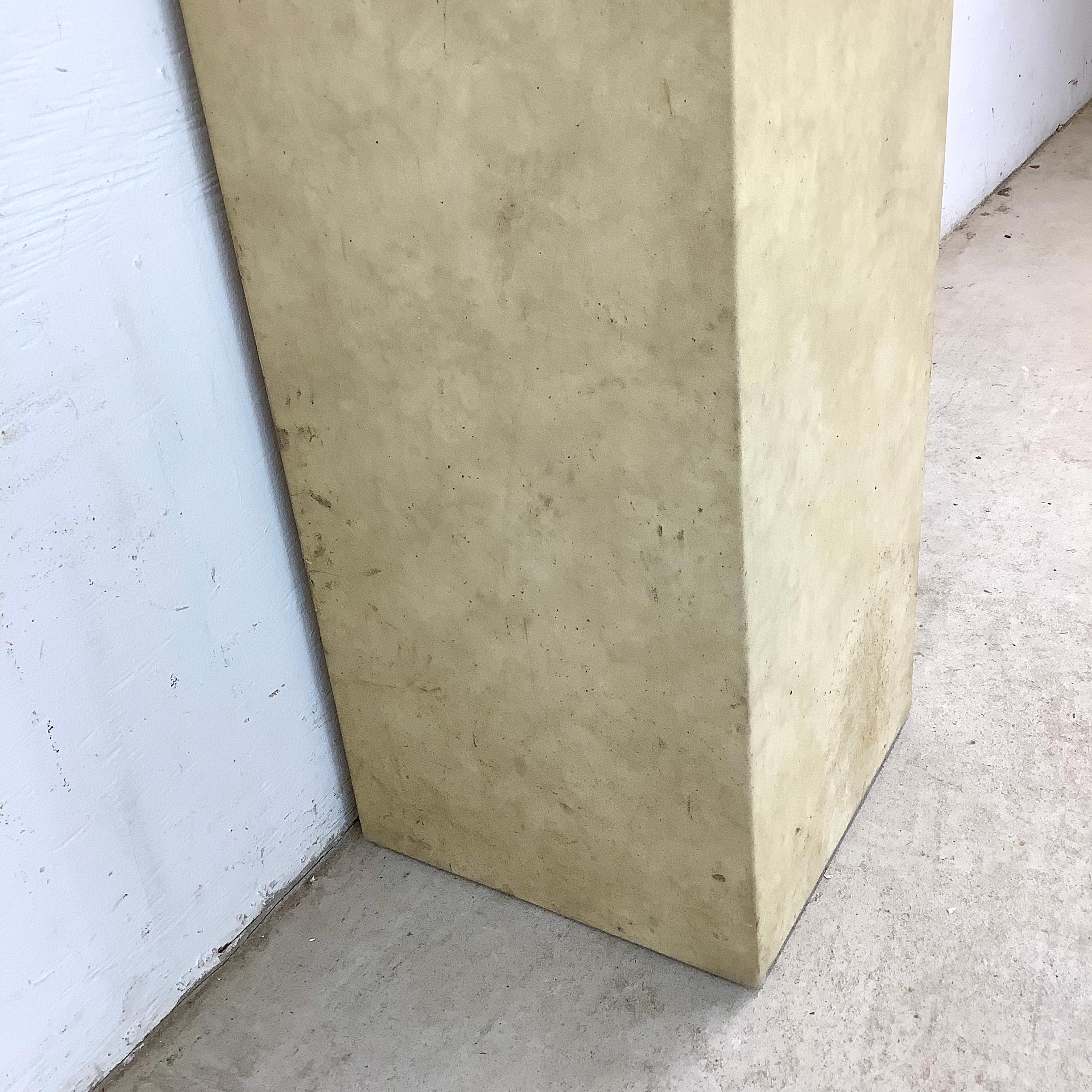 Retro Modern Mirrored Top Display Pedestal in vendita 6