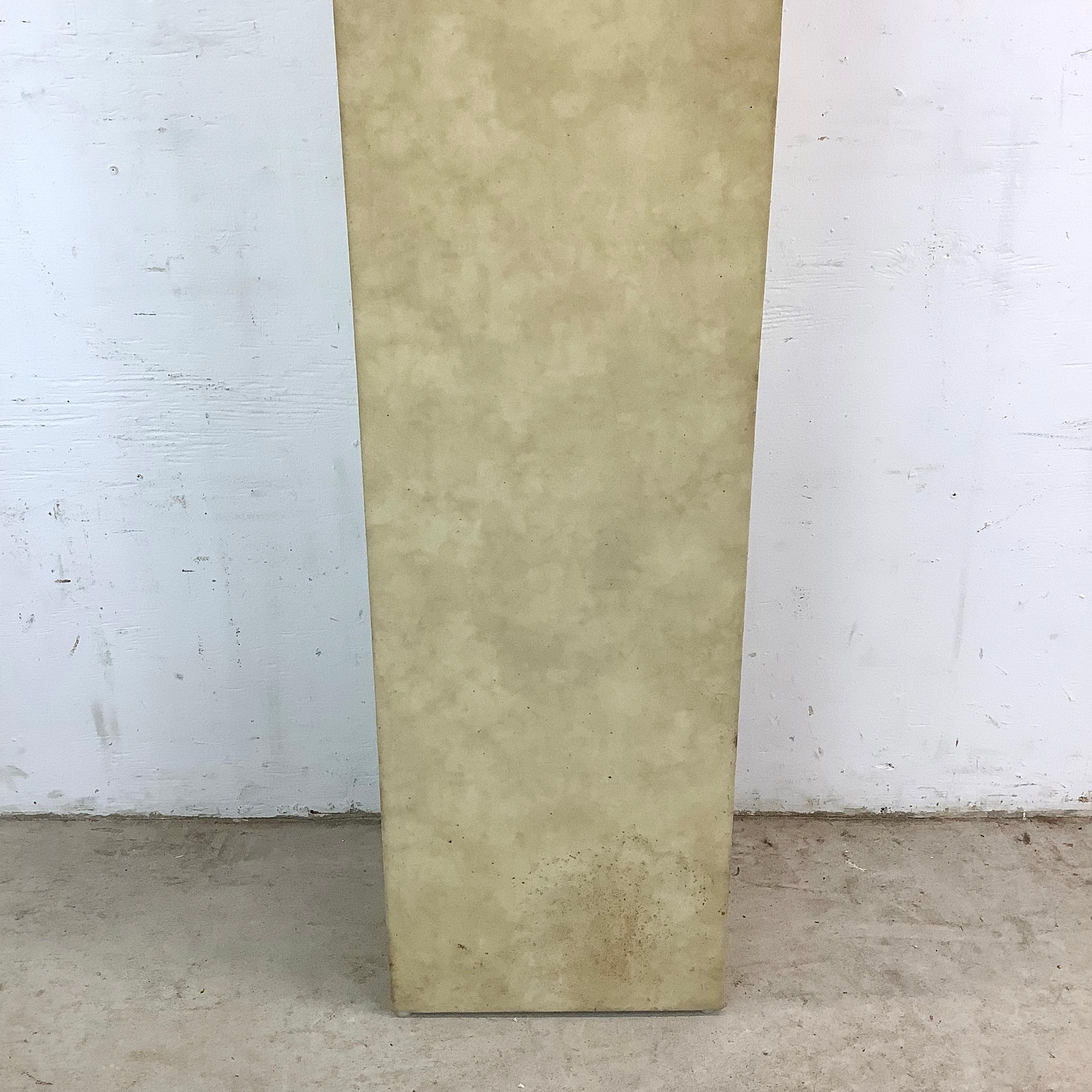 Retro Modern Mirrored Top Display Pedestal In condizioni discrete in vendita a Trenton, NJ
