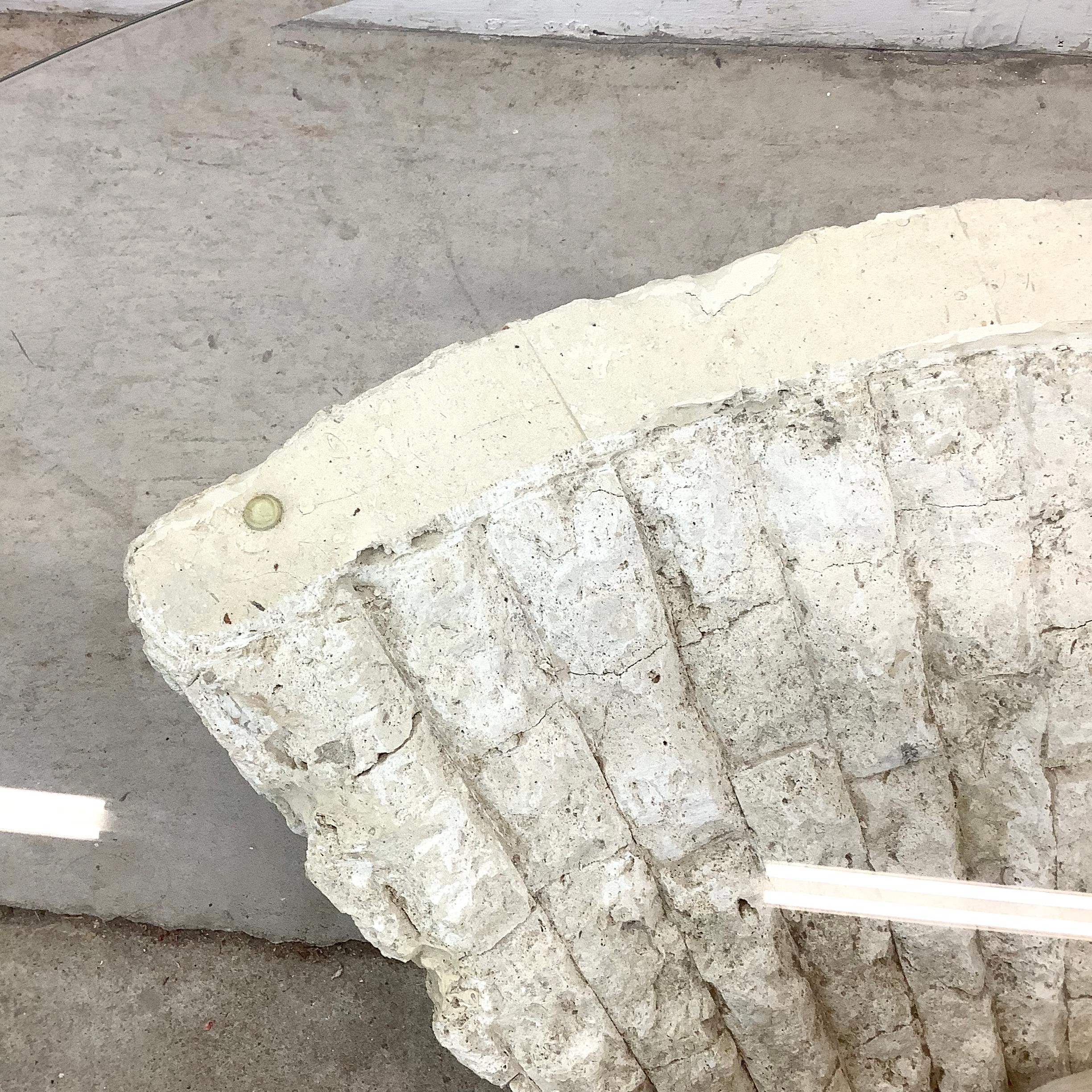 Retro Modern Tessellated Stone Coffee Table For Sale 3