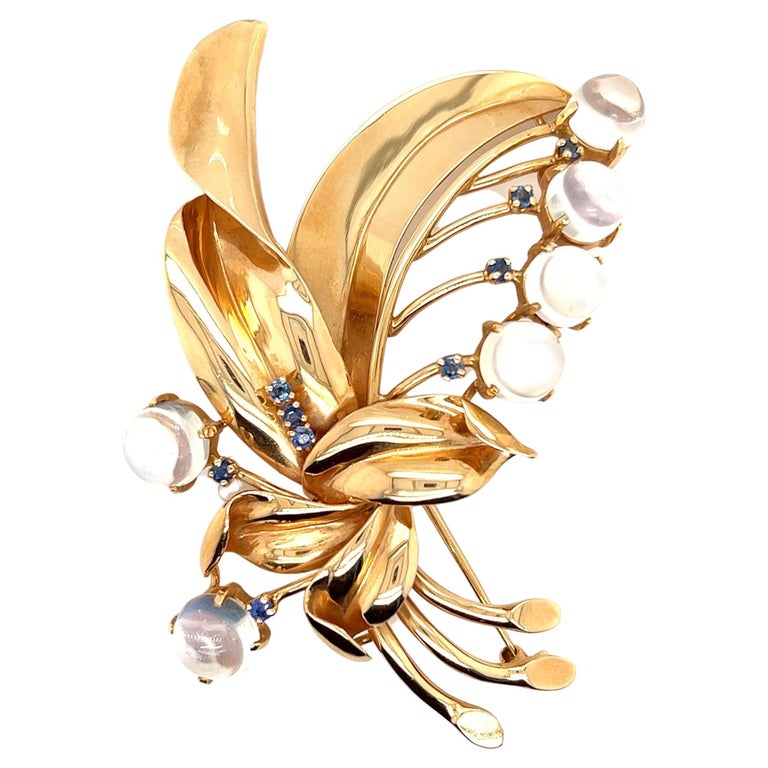 Broche Vintage En Forme De Larme – Finition Or, Relief Détaillé, Occasion, Référence 3231