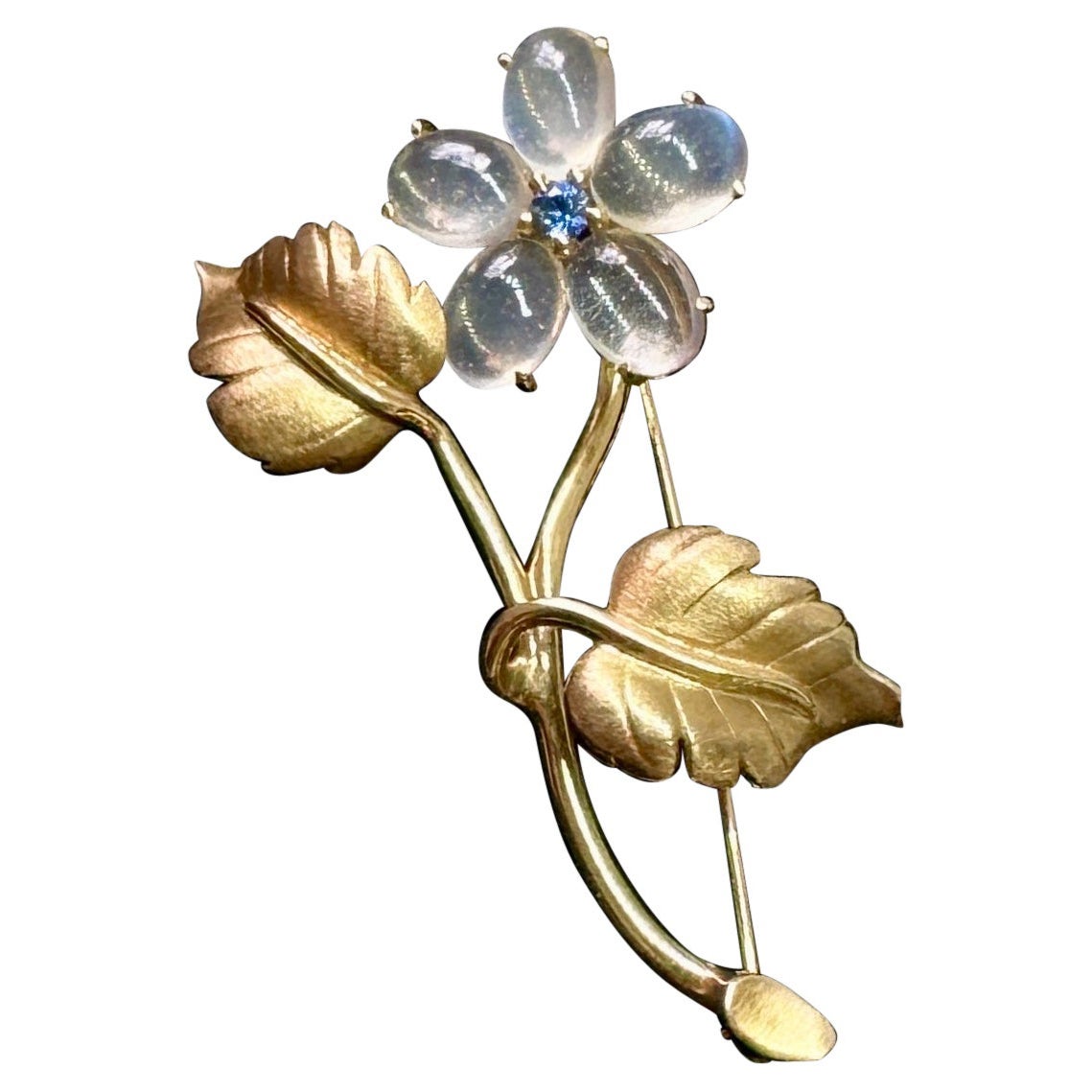 Tiffany Flower Brooch - 48 For Sale on 1stDibs | gold flower