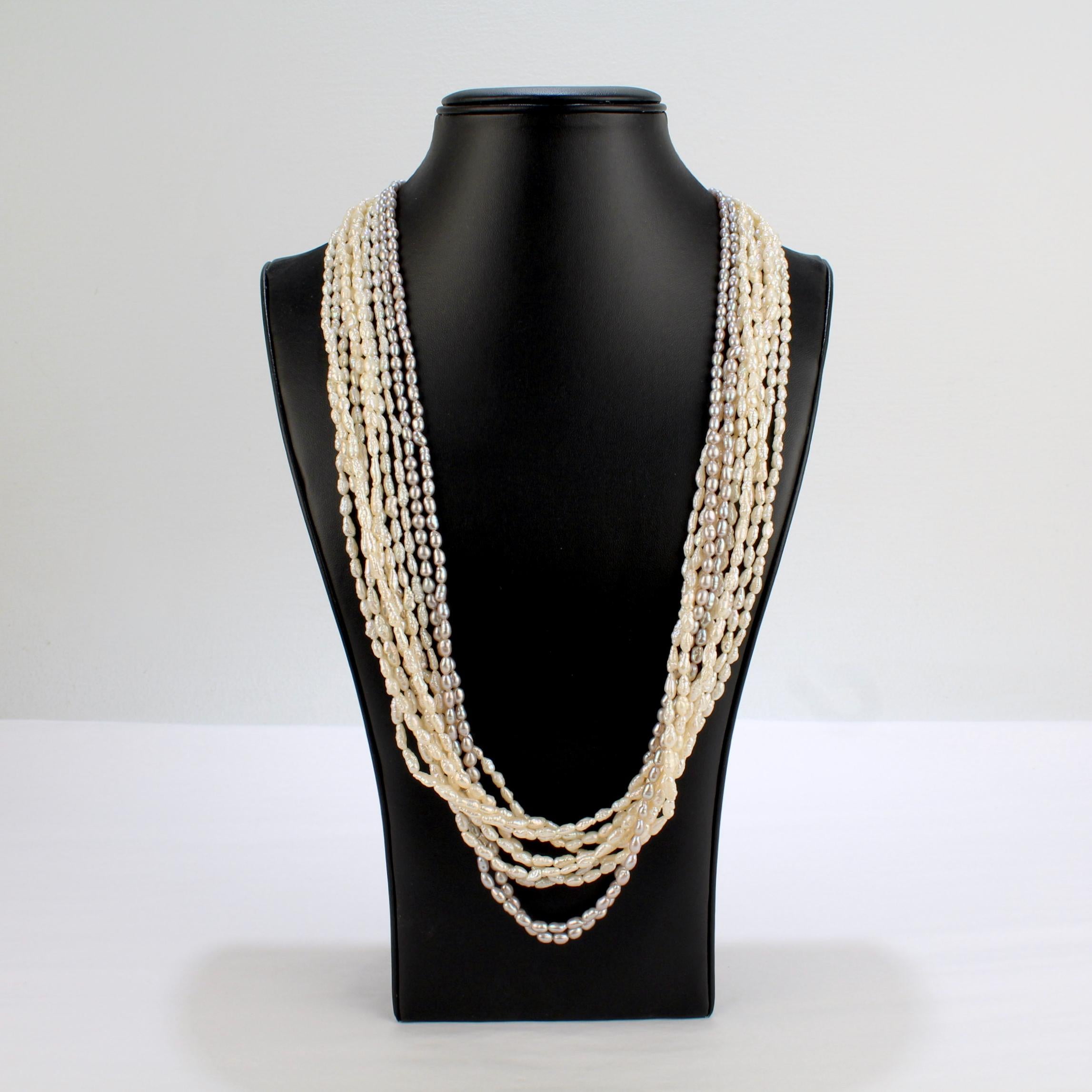 14k gold multi necklace clasp