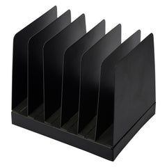 Retro Office Memo and Mail Organizer Refinished in Matte Black