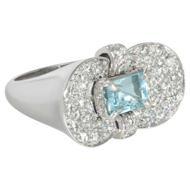 Art Deco Two Stone Diamond Ring at 1stDibs