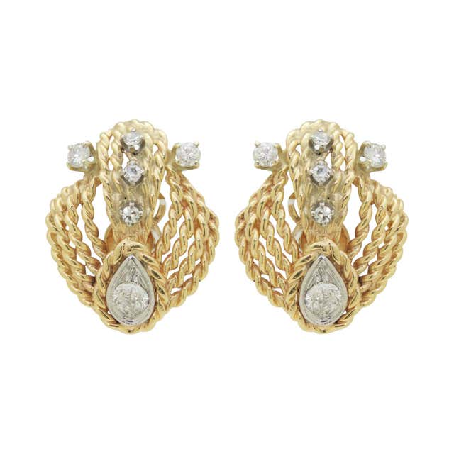 Vintage Clip-on Earrings - 5,735 For Sale at 1stdibs - Page 3