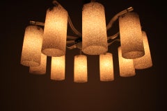 Retro Plastic Chandelier by Raumleuchts, 1970s