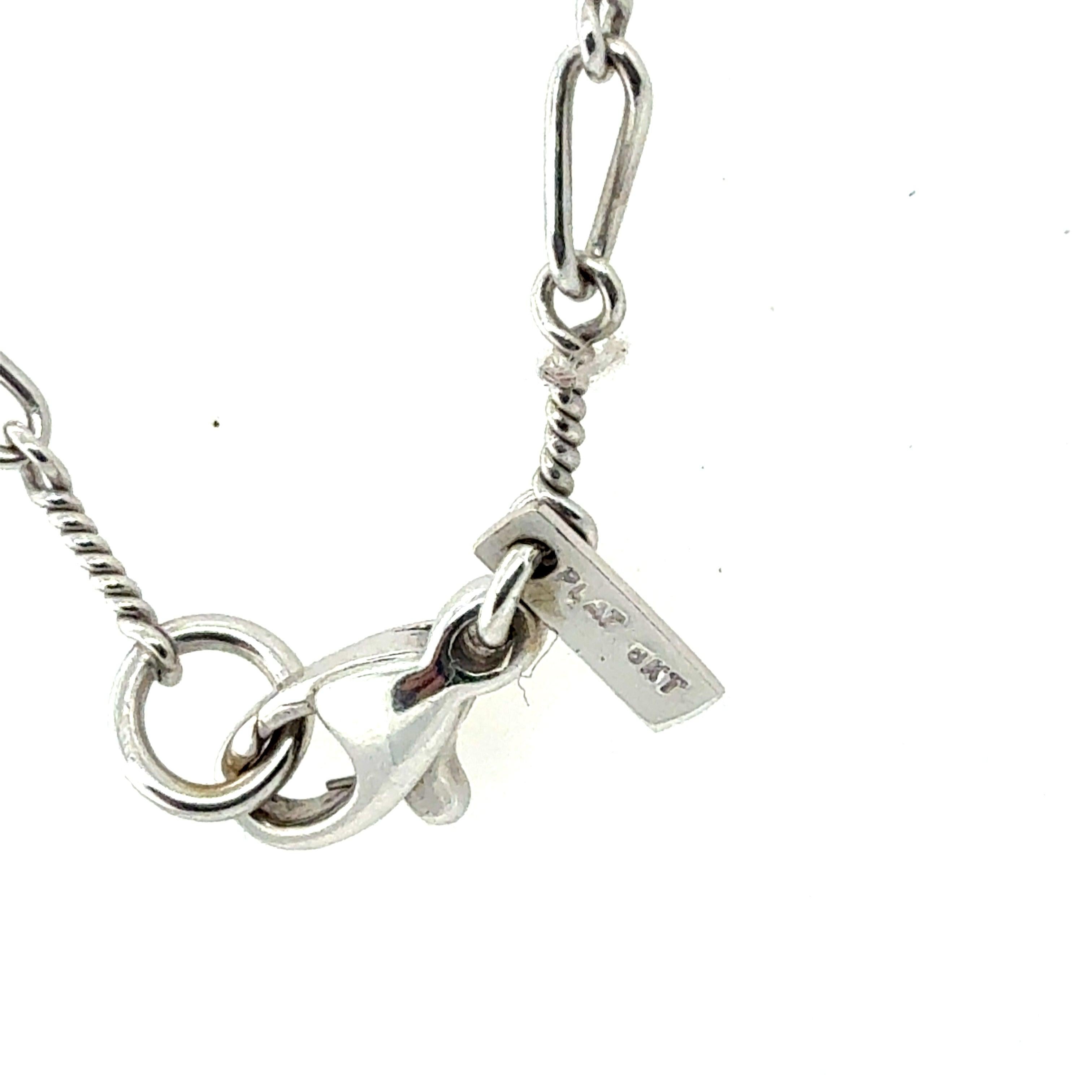 Taille ronde Collier pendentif rétro en platine et or orné d'un diamant naturel de 1 carat par Pepi en vente