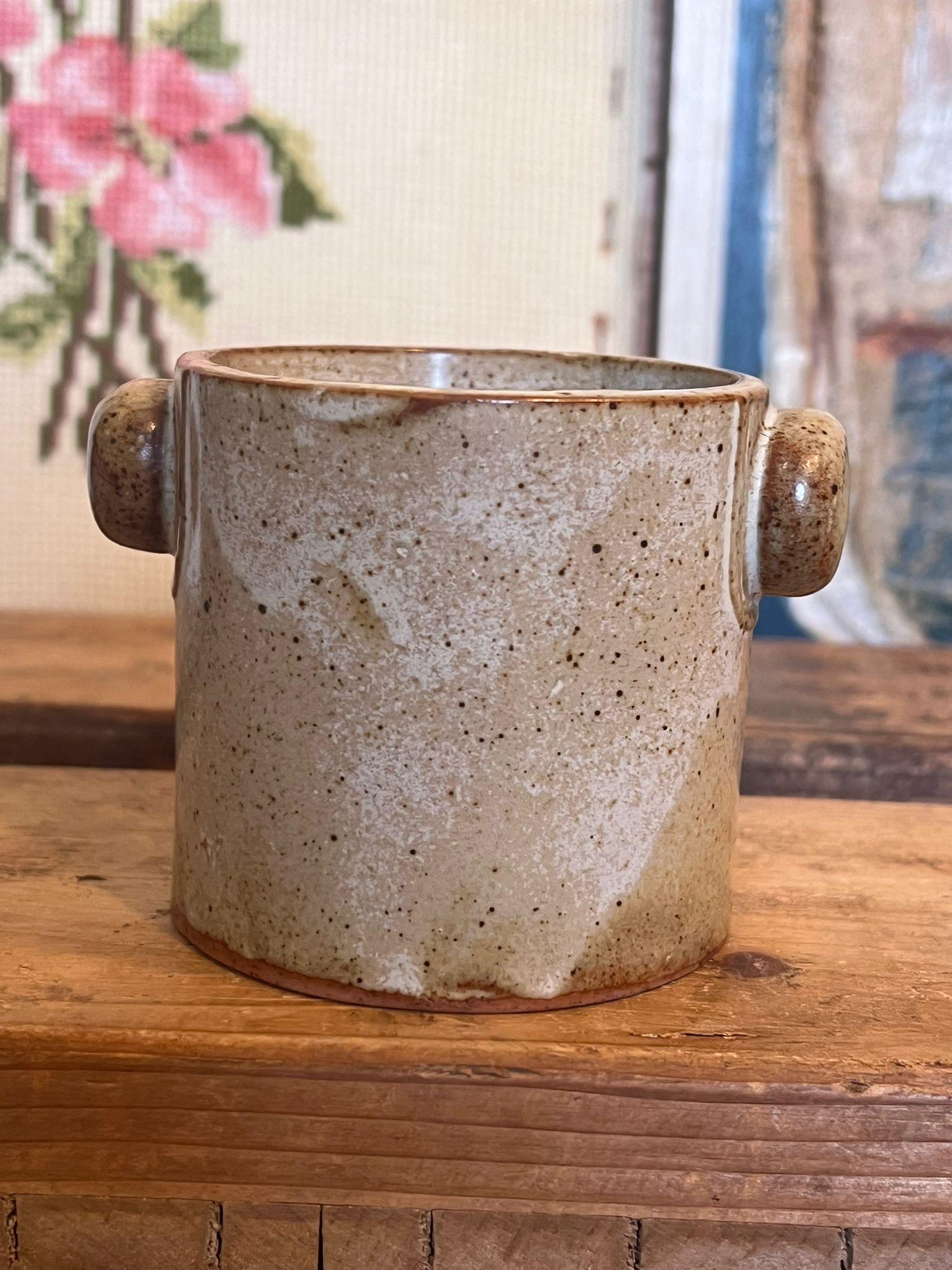 Late 20th Century Retro pottery small unique Planter For Sale