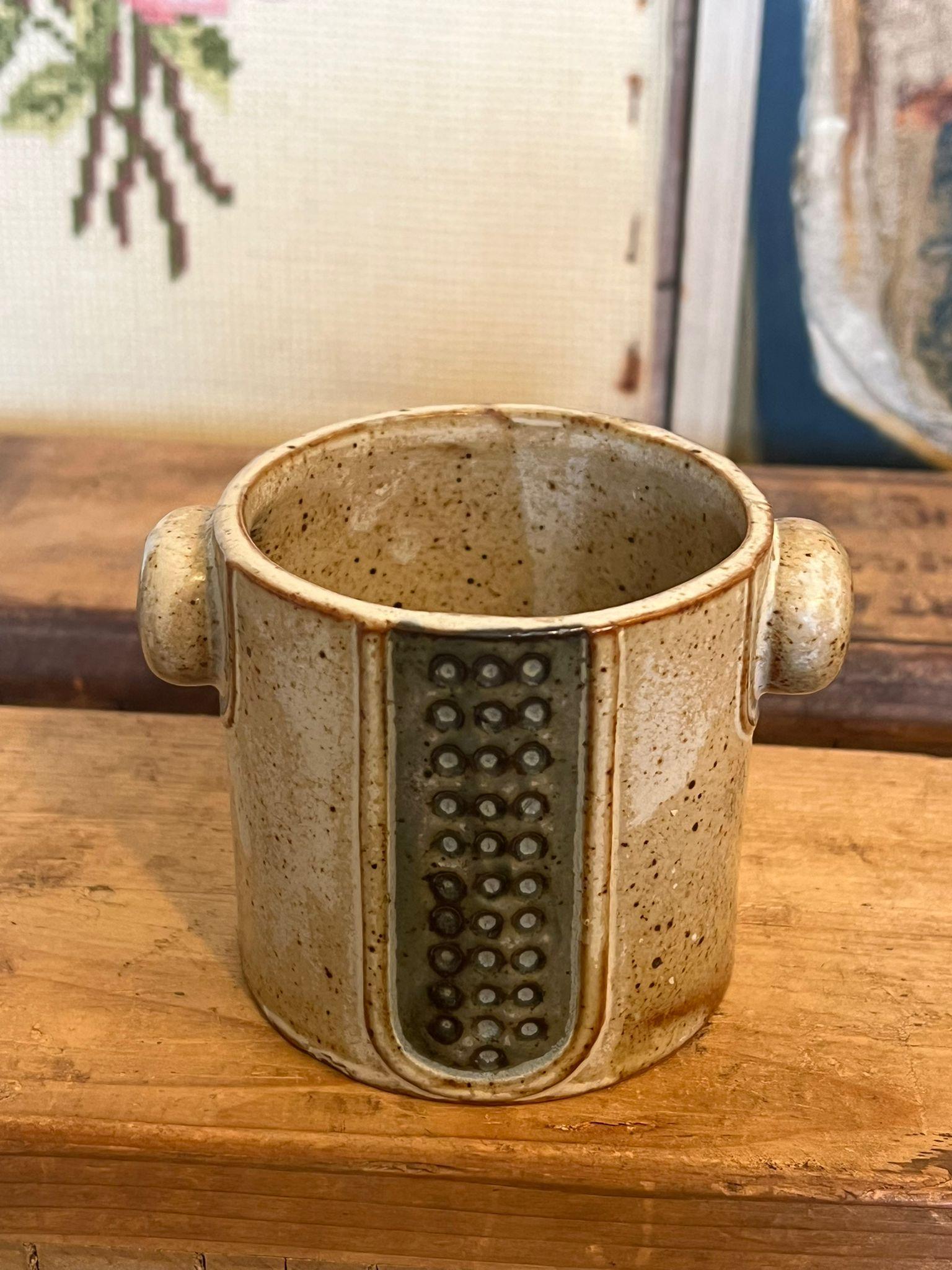 Ceramic Retro pottery small unique Planter For Sale