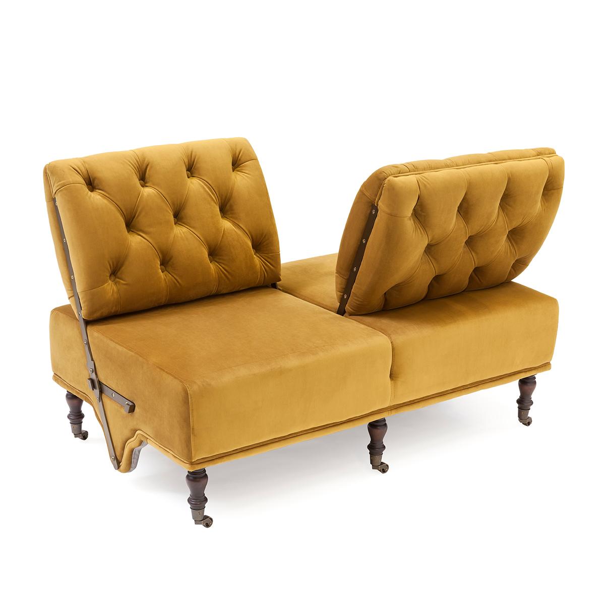 Bronzed Retro Reverse Sofa For Sale