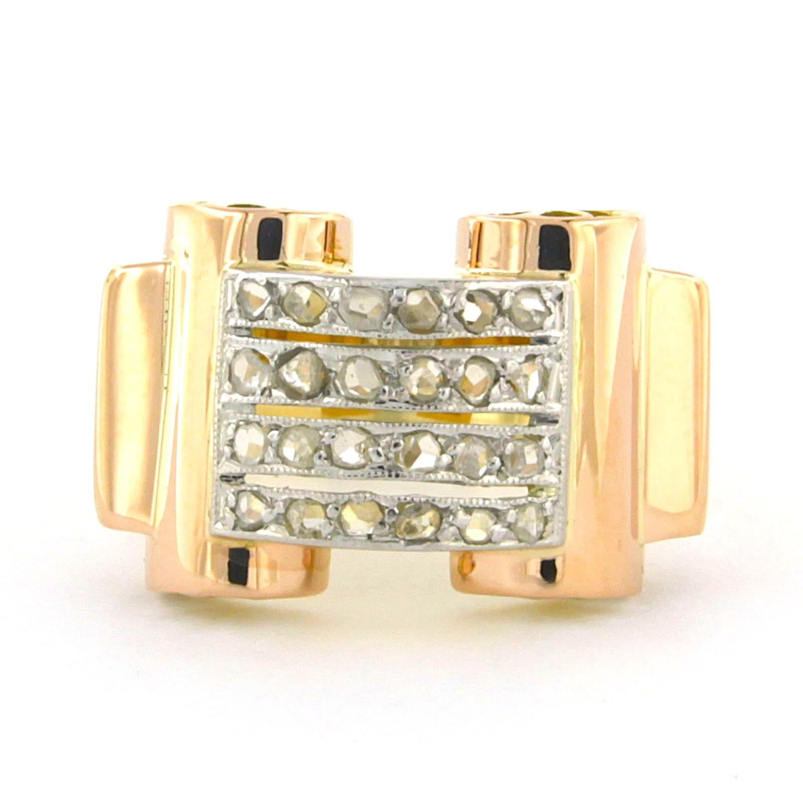 Oro 18k con platino con diamante taglio rosa 0,20ct G/H - SI - misura US 10,25 - EU 20 (63)

descrizione dettagliata

la parte superiore dell'anello è larga 1,4 cm e alta 6,1 mm

Misura dell'anello US 10.25 - EU 20 (63), l'anello può essere ridotto