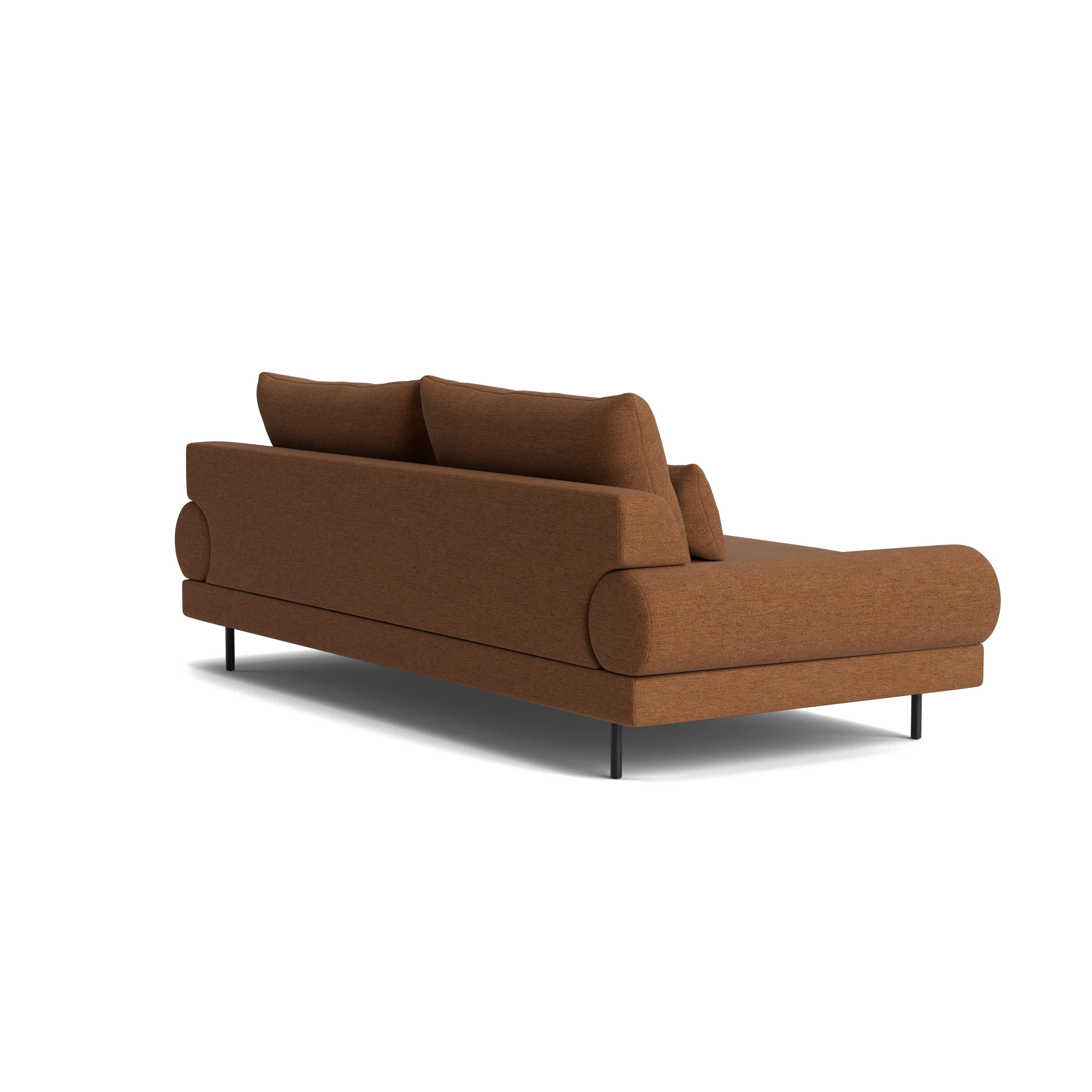 American Retro Roll Arm Sofa in Kvadrat Ecriture For Sale