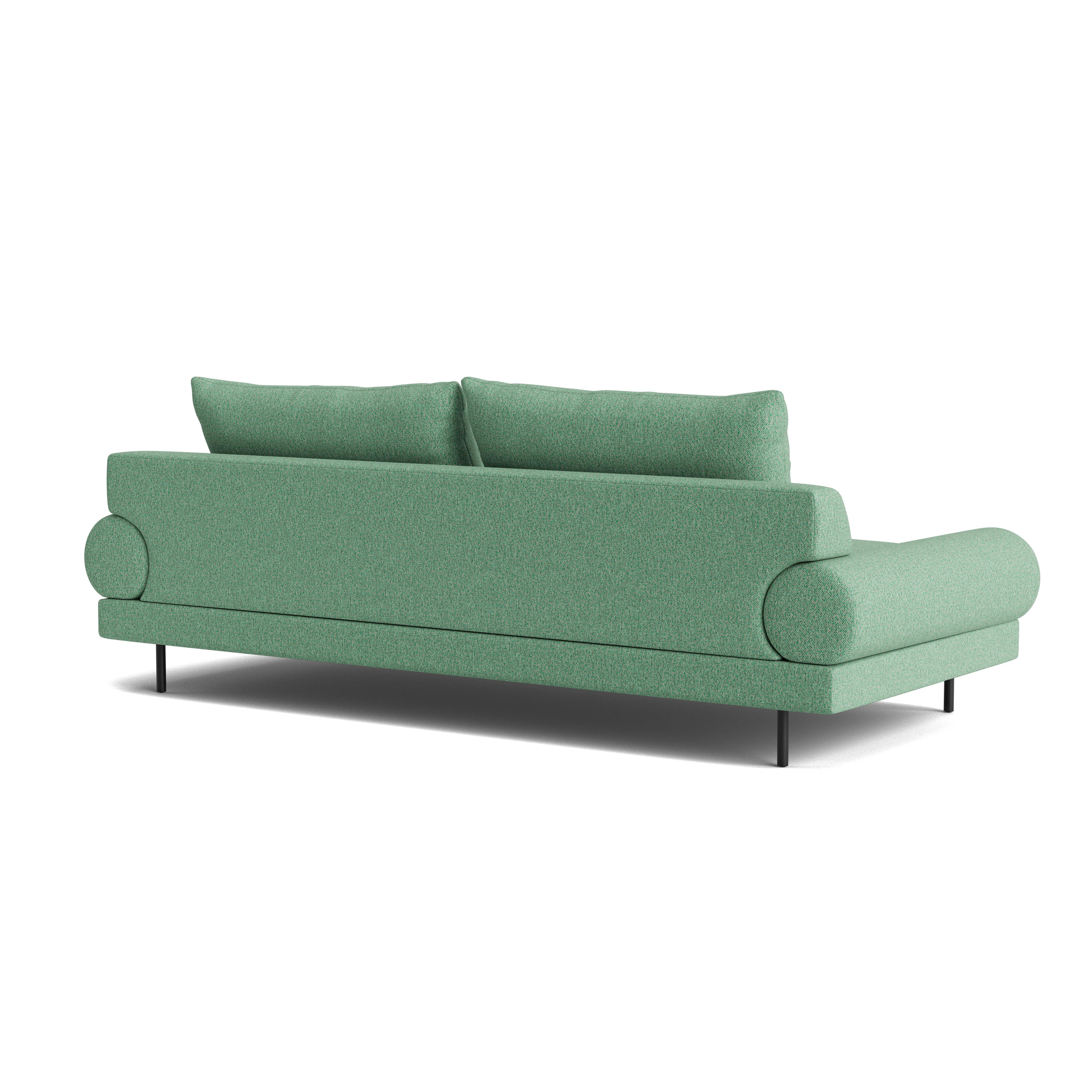 Tessuto Divano retrò con bracci a rotelle in Kvadrat Vanir in vendita